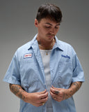 UNDEFEATED STRIPED S/S WORKSHIRT