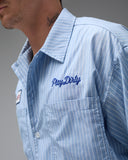 UNDEFEATED STRIPED S/S WORKSHIRT