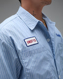 UNDEFEATED STRIPED S/S WORKSHIRT
