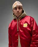 UNDEFEATED ICON SATIN VARSITY JACKET