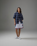 UNDEFEATED PLAID S/S BUTTON DOWN