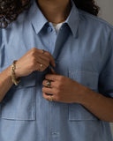 UNDEFEATED CHAMBRAY S/S SHIRT