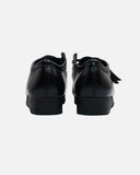 Wallabee Blk HiShine Lea