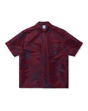 UNDEFEATED TOILE S/S SHIRT BURGUNDY