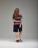 UNDEFEATED SCRIPT STRIPED S/S TEE