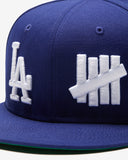 UNDEFEATED x NE x DODGERS LOGOS FITTED