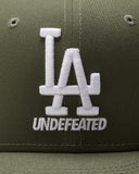 UNDEFEATED x NE x DODGERS STACKED LOGO FITTED