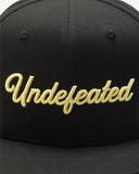 UNDEFEATED SCRIPT LOGO SNAPBACK