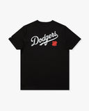 UNDEFEATED x NE x DODGERS STACKED LOGO S/S TEE