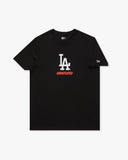 UNDEFEATED x NE x DODGERS STACKED LOGO S/S TEE