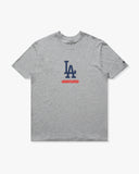 UNDEFEATED x NE x DODGERS STACKED LOGO S/S TEE