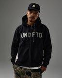 UNDEFEATED PANELED ZIP HOOD