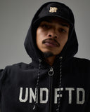 UNDEFEATED PANELED ZIP HOOD