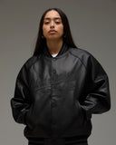 UNDEFEATED LEATHER VARSITY JACKET