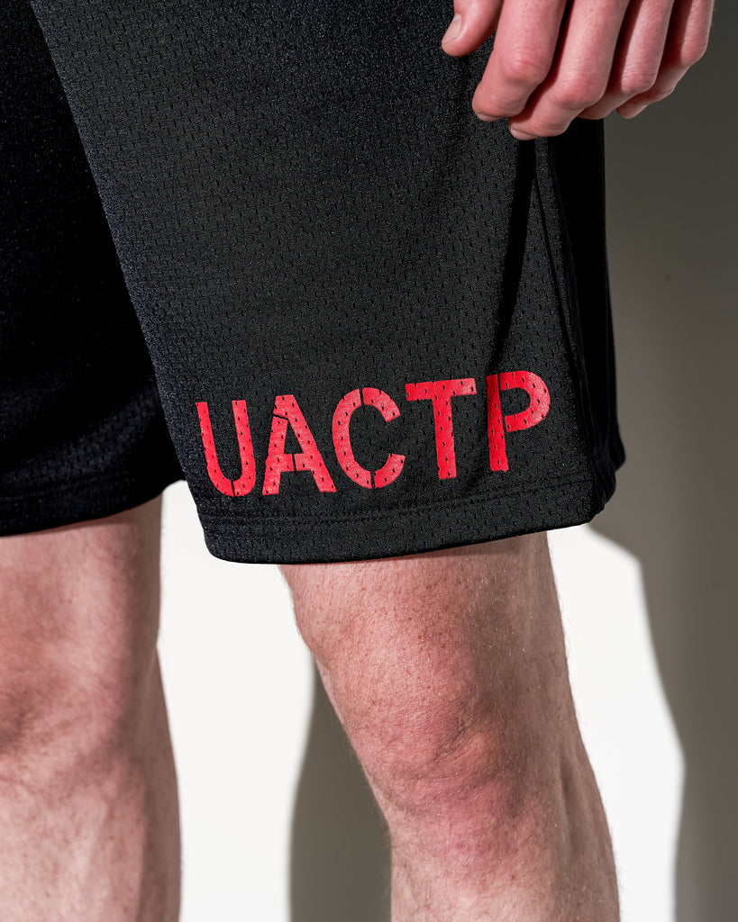 UACTP X GARDAR EIDE EINARSSON STENCIL MESH SHORT