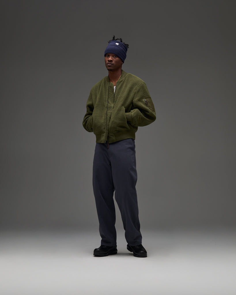 UNDEFEATED POLAR FLEECE MA-1 JACKET