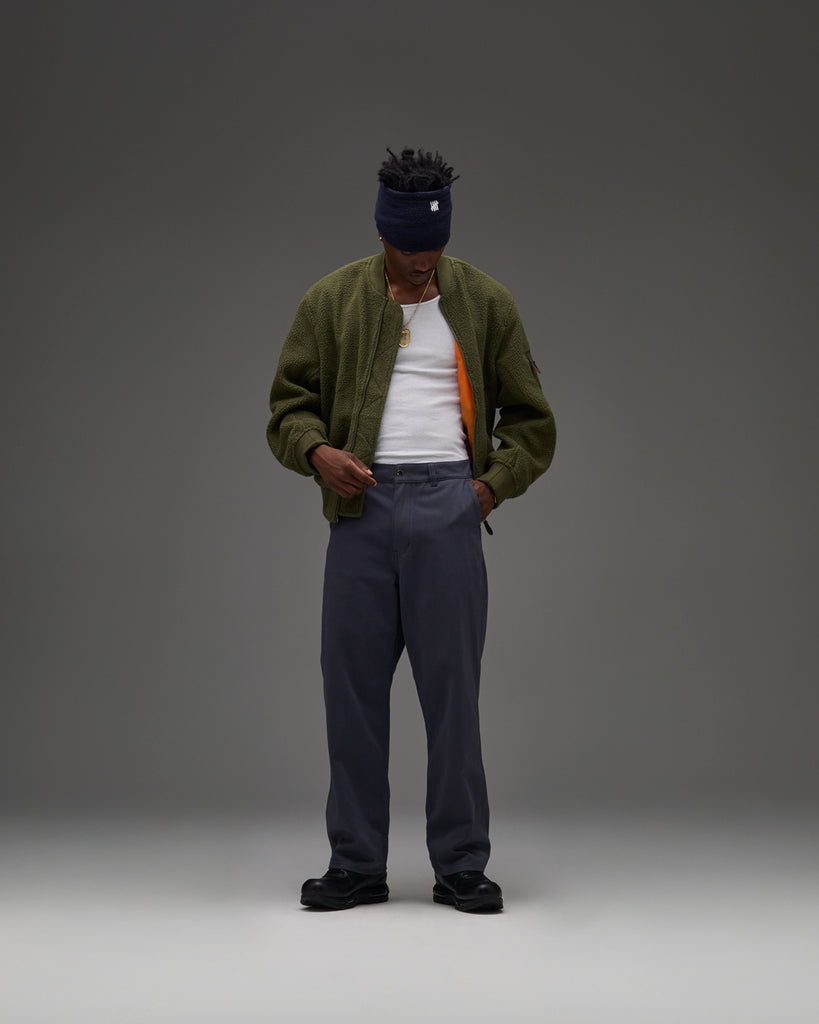 UNDEFEATED POLAR FLEECE MA-1 JACKET