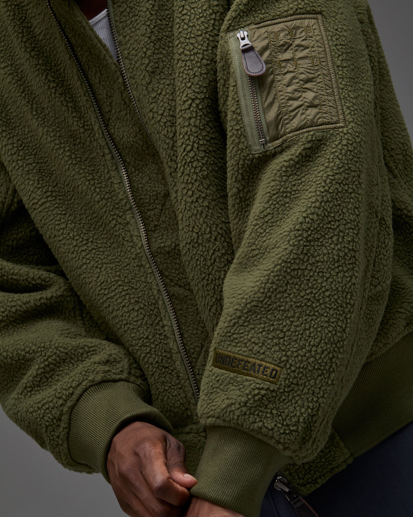 UNDEFEATED POLAR FLEECE MA-1 JACKET