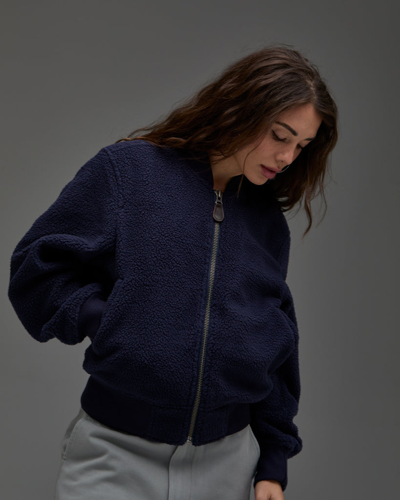 UNDEFEATED POLAR FLEECE MA-1 JACKET