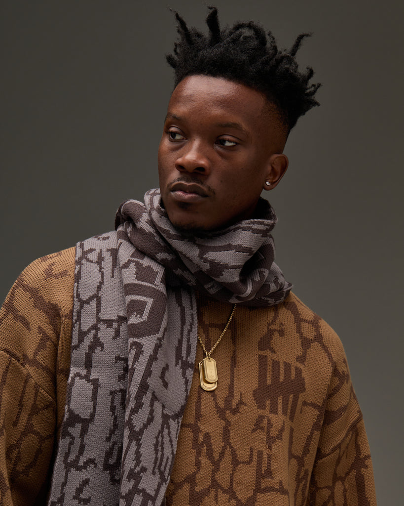 UNDEFEATED BARK CAMO SWEATER