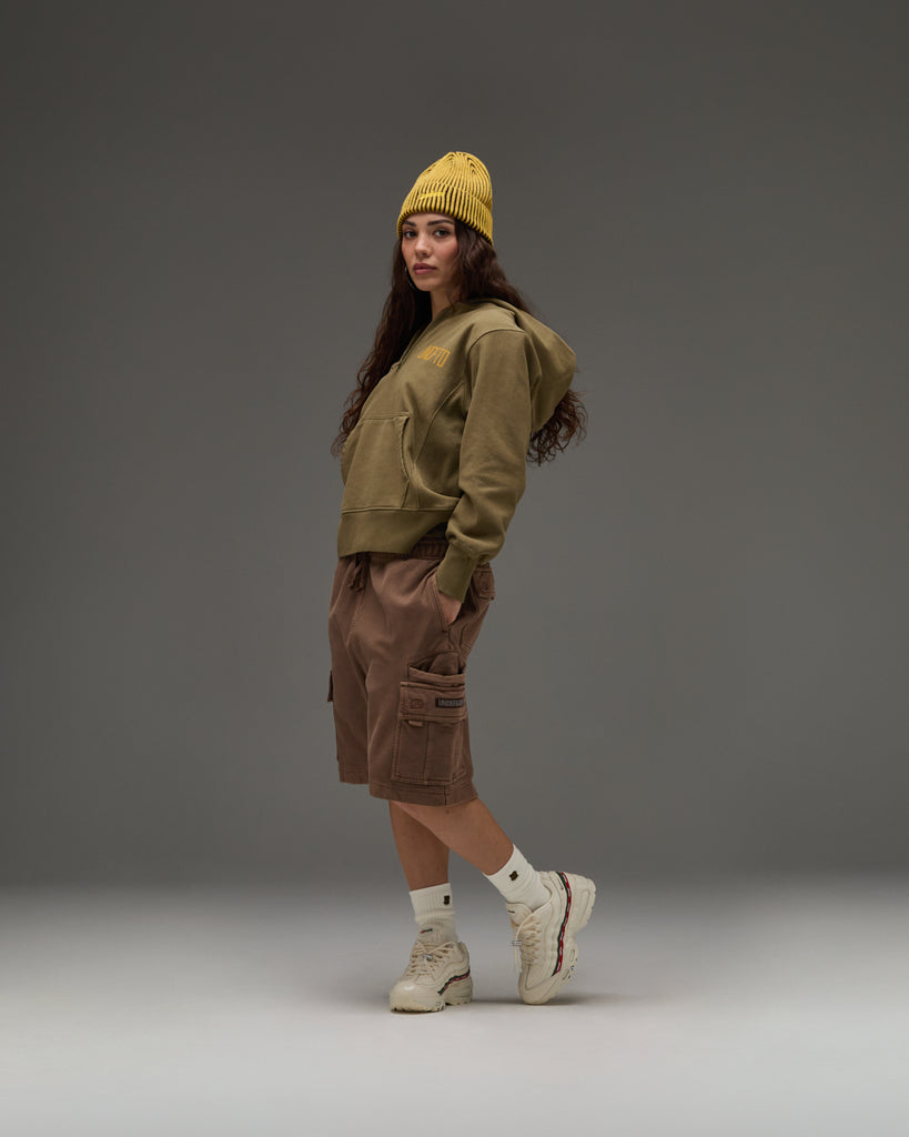 UNDEFEATED QUARTER ZIP PULLOVER HOOD