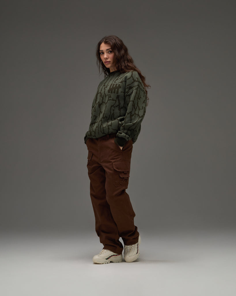 UNDEFEATED BARK CAMO SWEATER