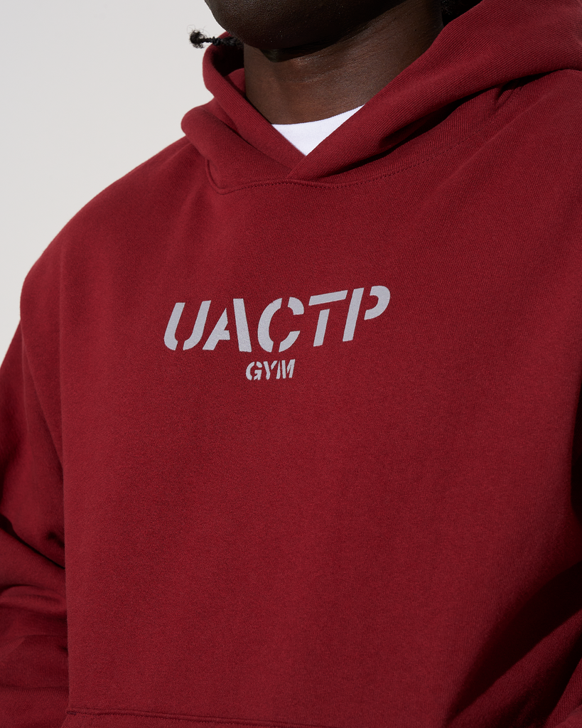 UACTP STENCIL GYM PULLOVER HOOD