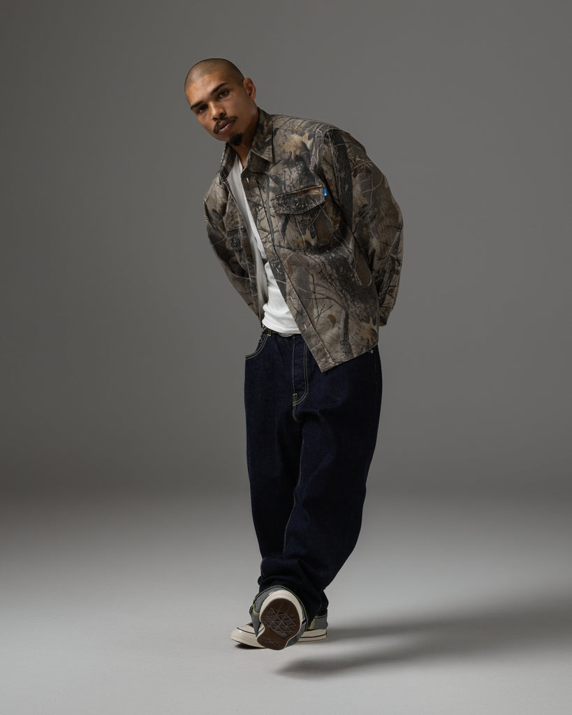 UNDEFEATED WASHED L/S WORKSHIRT