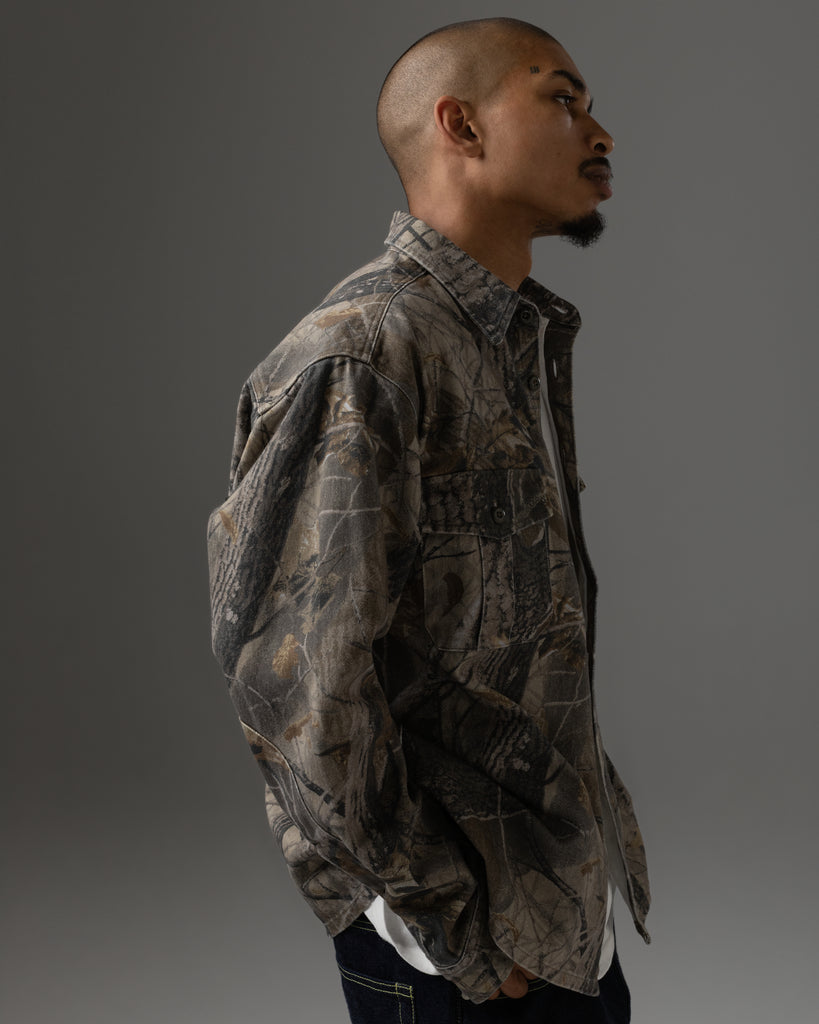 UNDEFEATED WASHED L/S WORKSHIRT