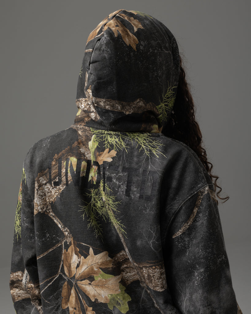 UNDEFEATED WASHED ZIP HOOD