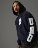 UNDEFEATED APPLIQUE PULLOVER HOOD
