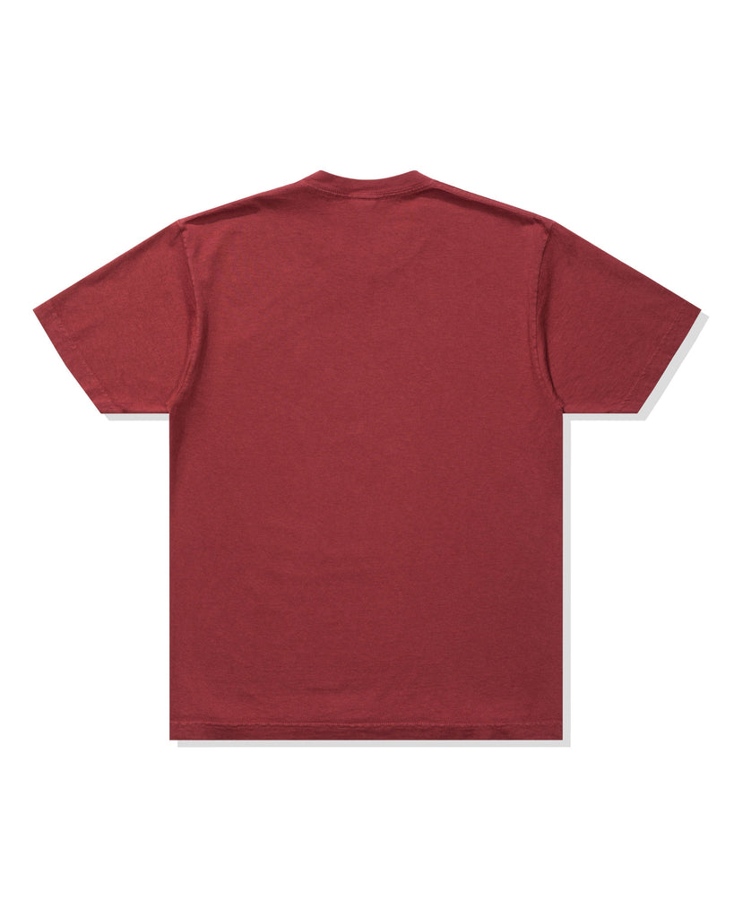 UNDEFEATED UA SCRIPT S/S TEE BURGUNDY