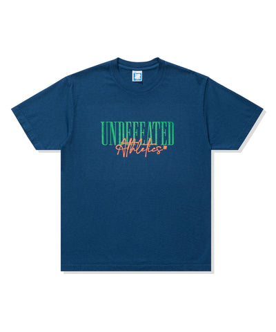 UNDEFEATED UA SCRIPT S/S TEE NAVY