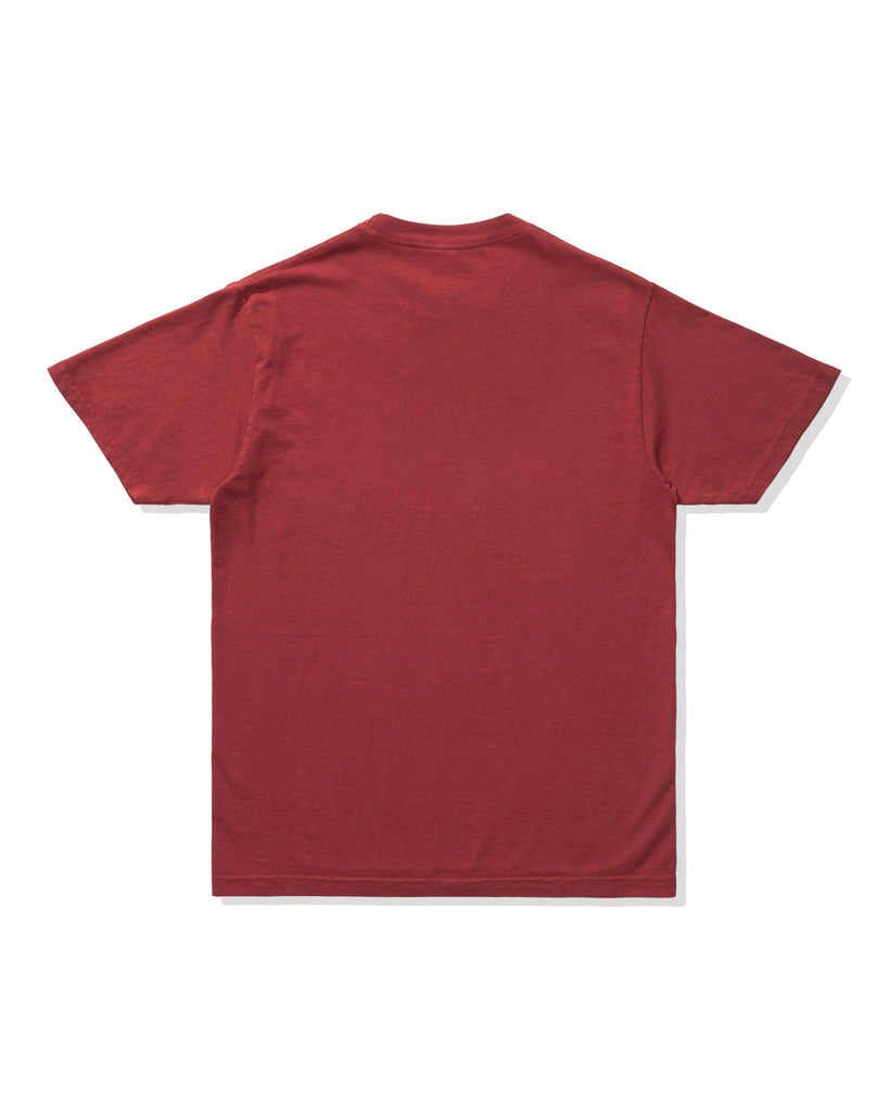 UNDEFEATED LIVE O5 S/S TEE BURGUNDY