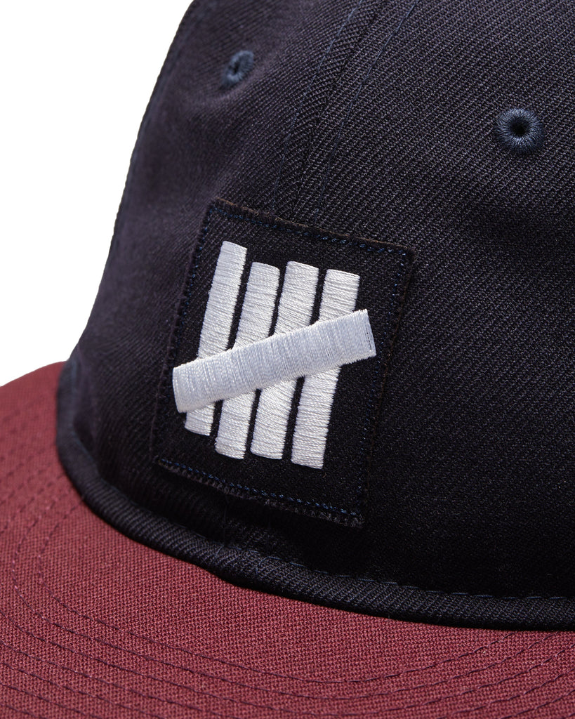 UNDEFEATED X NE ICON PATCH FITTED NAVY