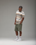 UNDEFEATED SCRIPT STRIPED S/S TEE