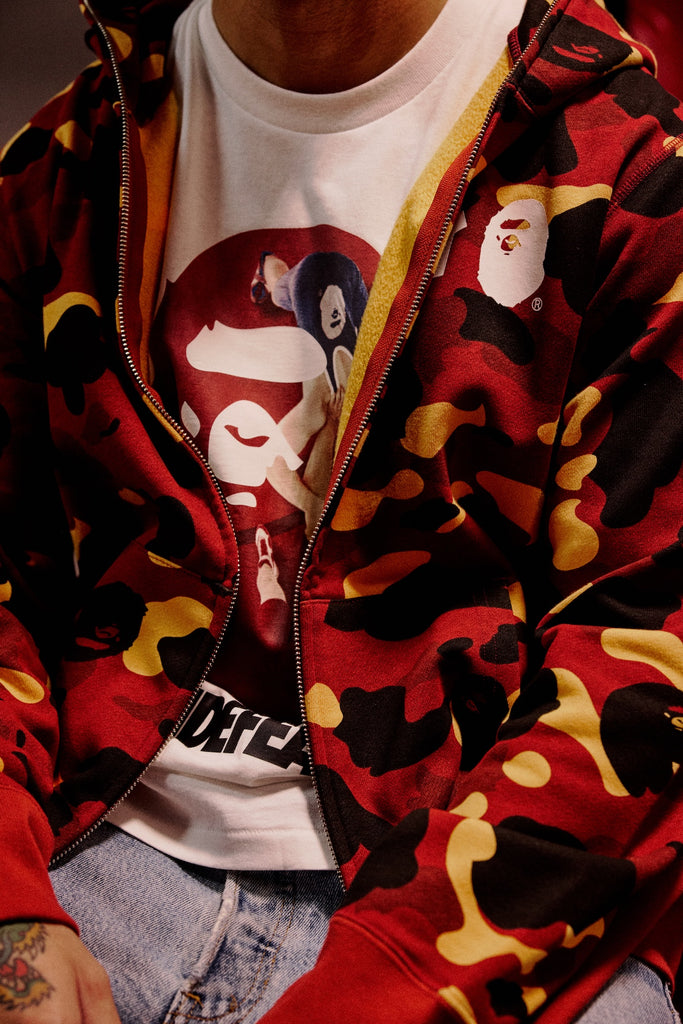 BAPE X UNDFTD FULL ZIP HOODIE