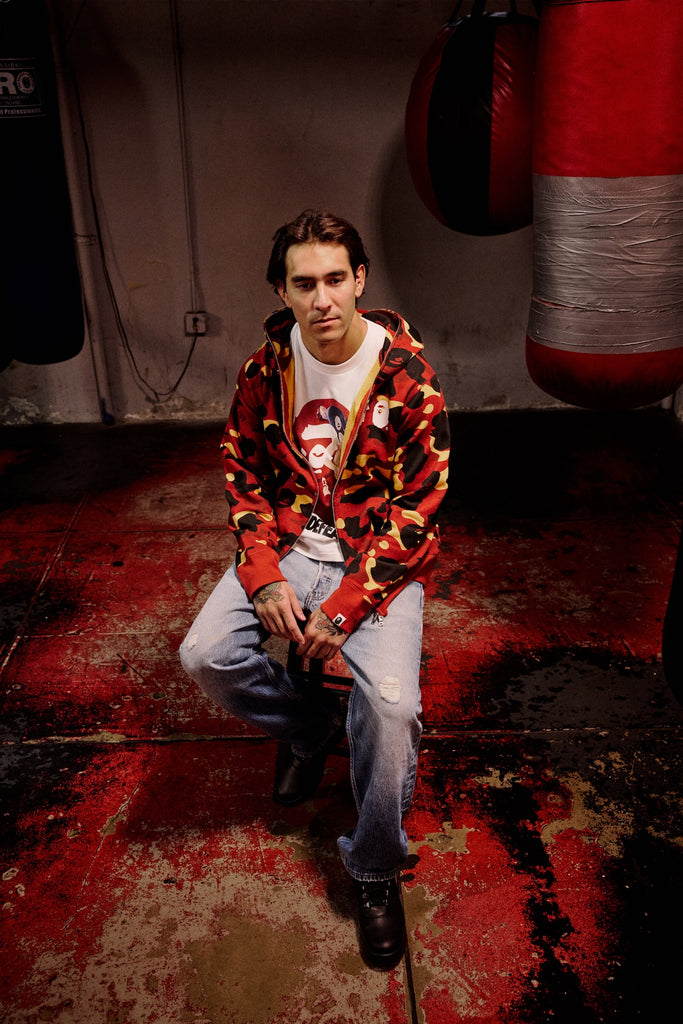 BAPE X UNDFTD FULL ZIP HOODIE