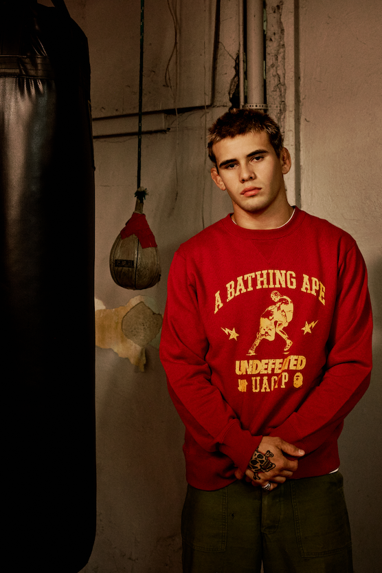 BAPE X UNDFTD CREWNECK SWEATSHIRT
