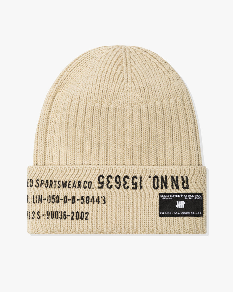 UNDEFEATED MILITARY CUFF BEANIE
