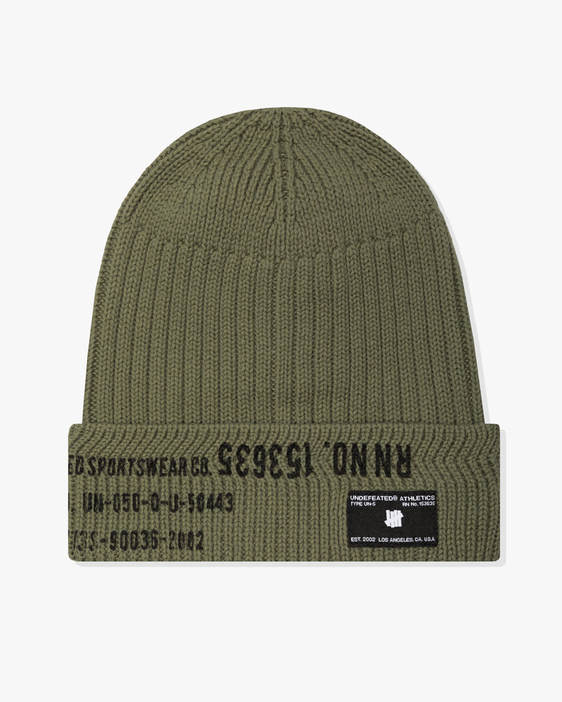 UNDEFEATED MILITARY CUFF BEANIE