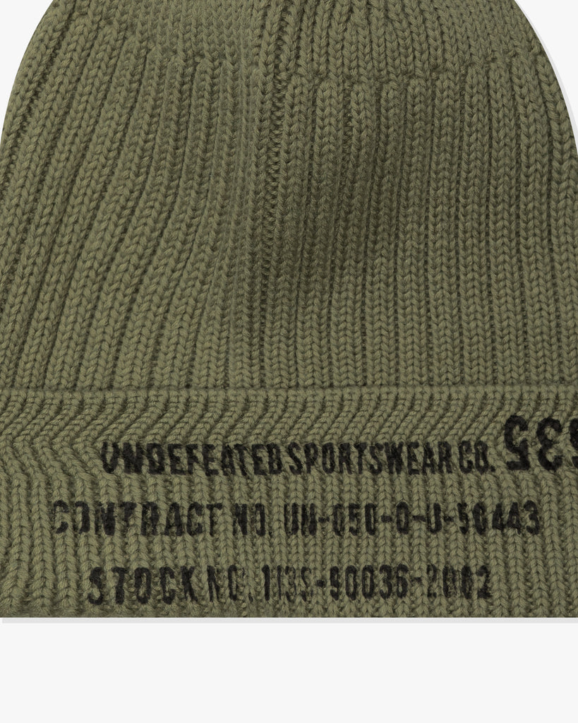 UNDEFEATED MILITARY CUFF BEANIE