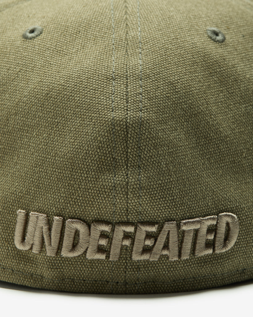 UNDEFEATED x NE ICON CANVAS FITTED