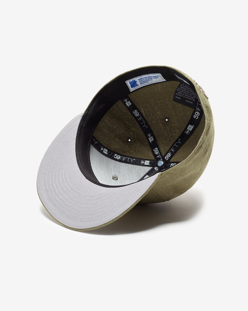 UNDEFEATED x NE ICON CANVAS FITTED