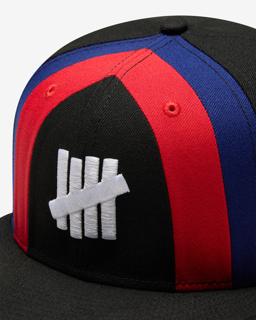 UNDEFEATED X NE STRIPE SNAPBACK