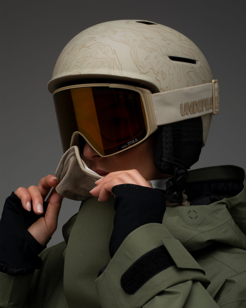 UNDEFEATED X BURTON M4 GOGGLES LB