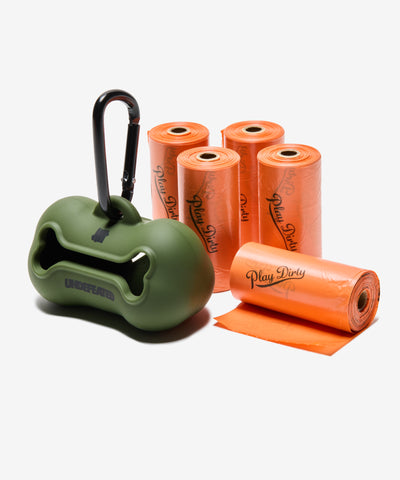 UNDEFEATED DOG BAG DISPENSER SET