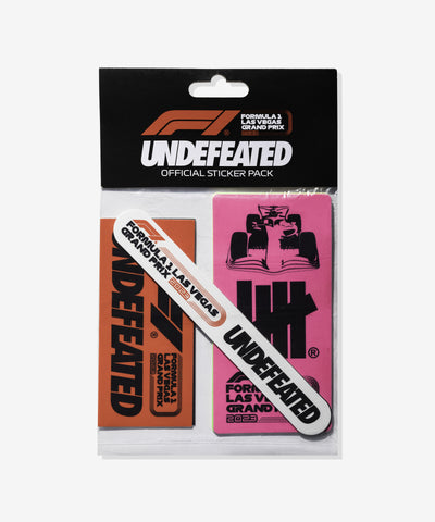 UNDEFEATED X F1 LVGP STICKER PACK