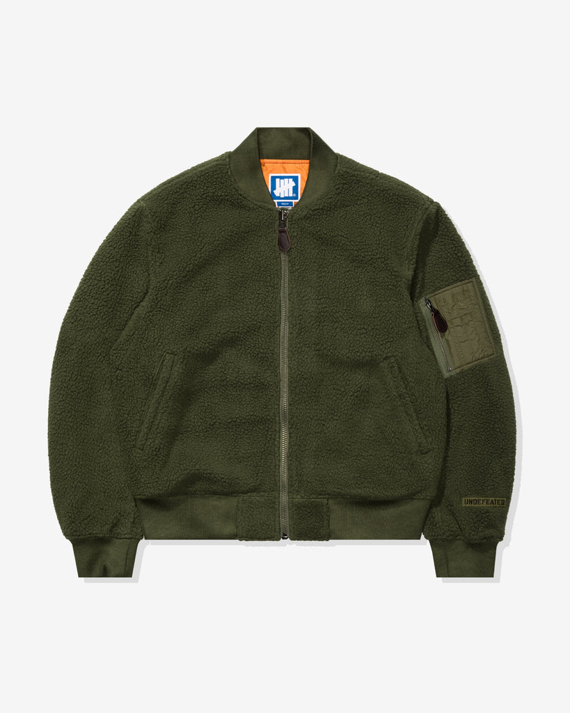 UNDEFEATED POLAR FLEECE MA-1 JACKET