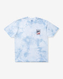 UNDEFEATED X USWNT S/S TEE  /  BLUE TIE DYE